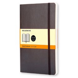 Блокнот Moleskine Classic Soft Pocket A6 96 листов черный в линейку на сшивке (90x140 мм)